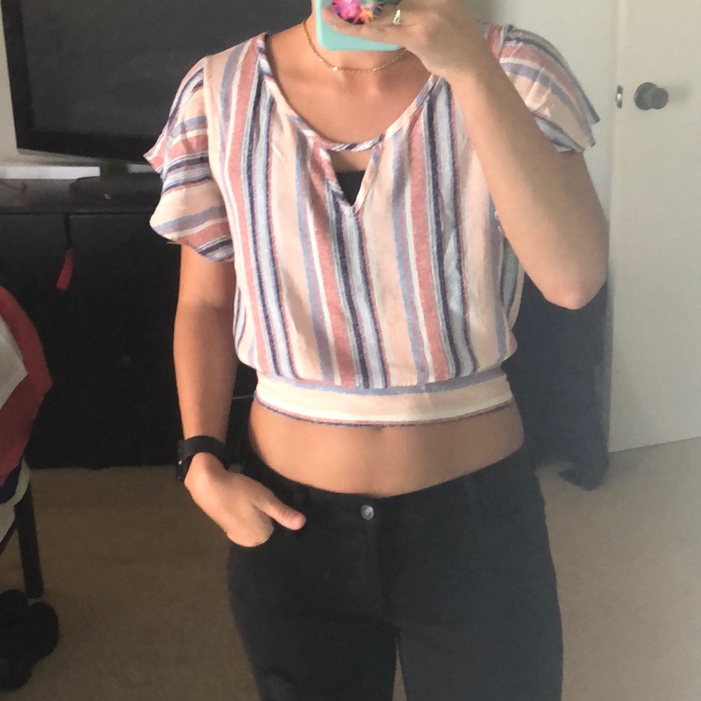 Crop top blouse